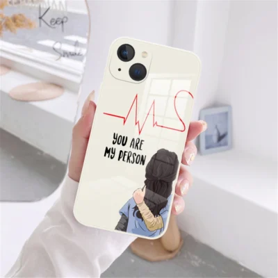 Grays Anatomy You are my person Tempered Phone Cover For iPhone 11 12 13 14 15 3 - Greys Anatomy Shop