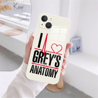 Grays Anatomy You are my person Tempered Phone Cover For iPhone 11 12 13 14 15 7 - Greys Anatomy Shop