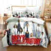 Grey s Anatomy Bedding Set Duvet Cover PillowCase TV Series Character Print Quilt Bed Cover Set 2 - Greys Anatomy Shop