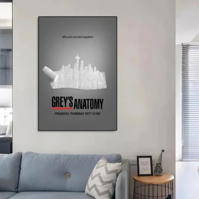 Greys Anatomy Poster No Framed Poster Kraft Club Bar Paper Vintage Poster Wall Art Painting Bedroom 10 - Greys Anatomy Shop