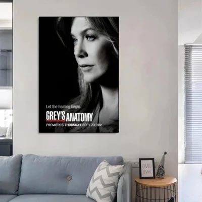 Greys Anatomy Poster No Framed Poster Kraft Club Bar Paper Vintage Poster Wall Art Painting Bedroom 7 - Greys Anatomy Shop