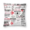 Greys Anatomy Seasons Episodes Signatures Cushion Cover Printing Throw Pillow Case for Sofa Custom Pillowcover Home 10 - Greys Anatomy Shop