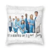 Greys Anatomy Seasons Episodes Signatures Cushion Cover Printing Throw Pillow Case for Sofa Custom Pillowcover Home 6 - Greys Anatomy Shop