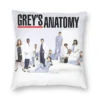 Greys Anatomy Seasons Episodes Signatures Cushion Cover Printing Throw Pillow Case for Sofa Custom Pillowcover Home 8 - Greys Anatomy Shop