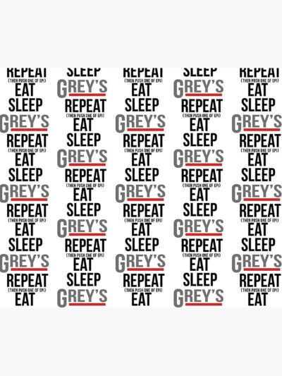 Grey&X27;S Repeat Classic Tapestry Official Greys Anatomy Merch