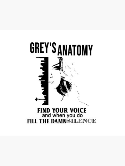 Grey Anatomy Silence 2021 Tapestry Official Greys Anatomy Merch