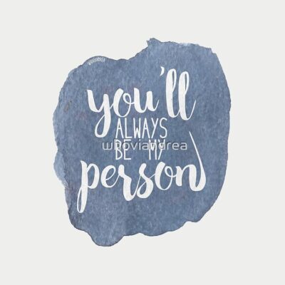 You'Ll Always Be My Person Tote Bag Official Greys Anatomy Merch