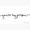 You'Re My Person Sticker Mug Official Greys Anatomy Merch