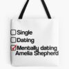 Mentally Dating Amelia Shepherd Tote Bag Official Greys Anatomy Merch