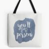 You'Ll Always Be My Person Tote Bag Official Greys Anatomy Merch