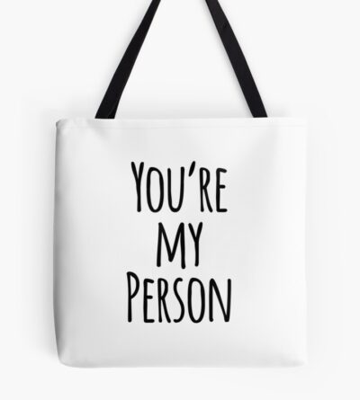 You'Re My Person Friend Quote Tote Bag Official Greys Anatomy Merch