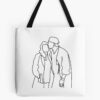 Grey'S Outline Black Tote Bag Official Greys Anatomy Merch