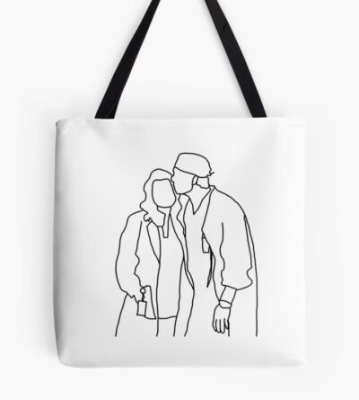 Grey'S Outline Black Tote Bag Official Greys Anatomy Merch