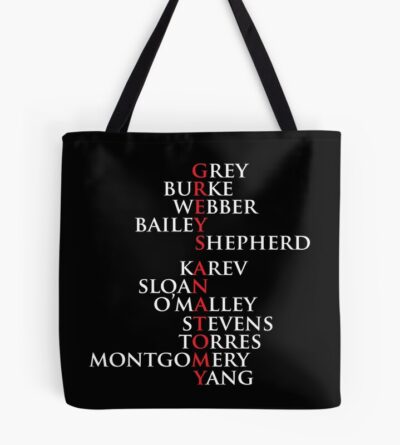 Grey Anatomy Quote V2 Tote Bag Official Greys Anatomy Merch