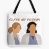 Meredith And Christina Tote Bag Official Greys Anatomy Merch