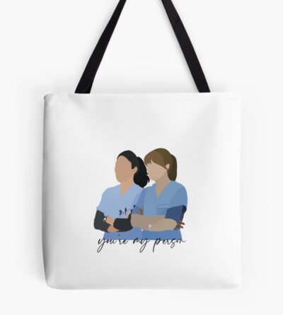 Meredith And Cristina - You’Re My Person Tote Bag Official Greys Anatomy Merch