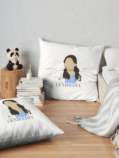 Lexie Grey - Lexipedia Throw Pillow Official Greys Anatomy Merch