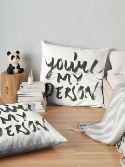 You'Re My Person Throw Pillow Official Greys Anatomy Merch