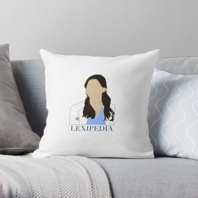 Lexie Grey - Lexipedia Throw Pillow Official Greys Anatomy Merch