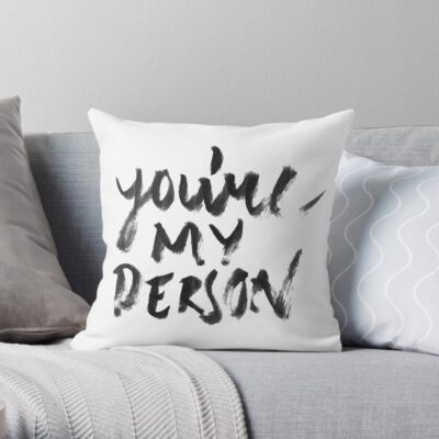 You'Re My Person Throw Pillow Official Greys Anatomy Merch