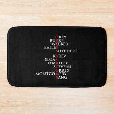 Grey Anatomy Quote V2 Bath Mat Official Greys Anatomy Merch