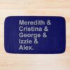 Grey&X27;S Squad Classic Bath Mat Official Greys Anatomy Merch