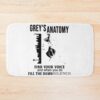 Grey Anatomy Silence 2021 Bath Mat Official Greys Anatomy Merch