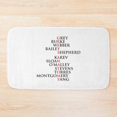 Grey Anatomy Quote Bath Mat Official Greys Anatomy Merch