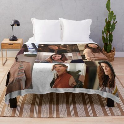 Carina Deluca Large Collage Designed For Blankets Throw Blanket Official Greys Anatomy Merch