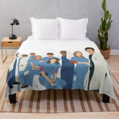 Greys Group Throw Blanket Official Greys Anatomy Merch