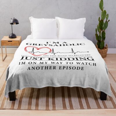 Throw Blanket Official Greys Anatomy Merch