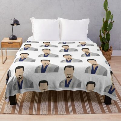 Mark Sloan Throw Blanket Official Greys Anatomy Merch