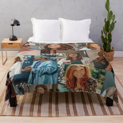 Addison Montgomery Collage Throw Blanket Official Greys Anatomy Merch