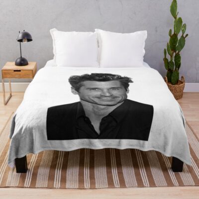 Patrick Dempsey Throw Blanket Official Greys Anatomy Merch