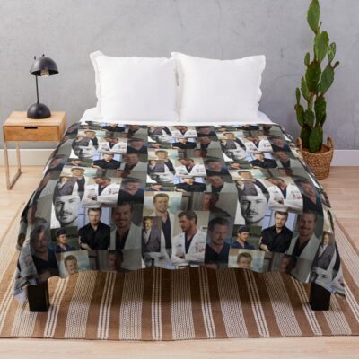 Mark Sloan Throw Blanket Official Greys Anatomy Merch