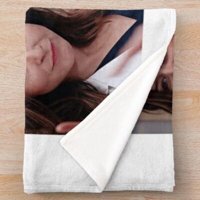 Amelia Shepherd Large Collage Designed For Blankets Throw Blanket Official Greys Anatomy Merch