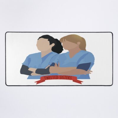 Twisted Sisters Mouse Pad Official Greys Anatomy Merch