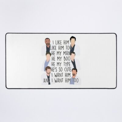 I Like Him Greysanatomy Mouse Pad Official Greys Anatomy Merch