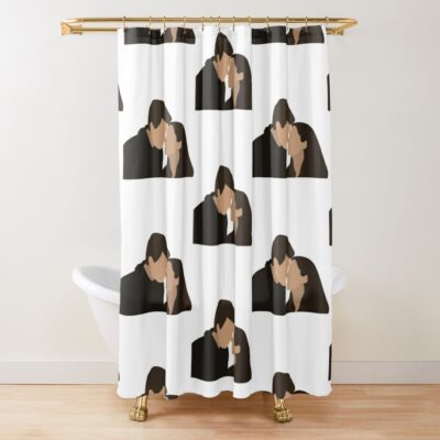 Lexie And Mark Shower Curtain Official Greys Anatomy Merch