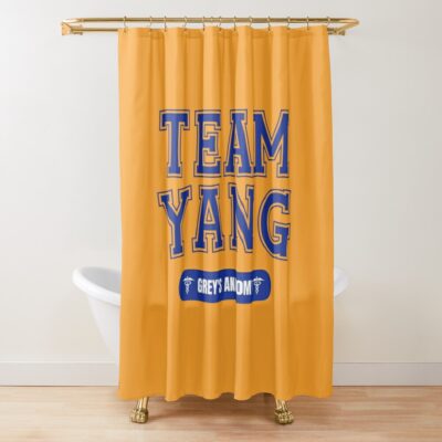 Team Yang Shower Curtain Official Greys Anatomy Merch